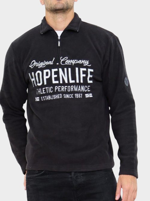 Polar con cuello alto y cremallera - Kiabi