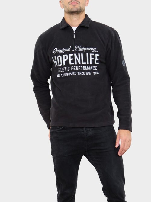 Polar con cuello alto y cremallera - Kiabi