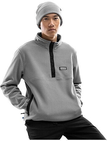 Polar grueso con botones hombre esquí y nieve hombre koli