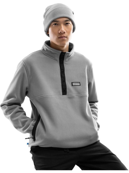 Polar grueso con botones hombre esquí y nieve hombre koli - Kiabi Polar grueso con botones hombre esquí y nieve hombre koli - Kiabi