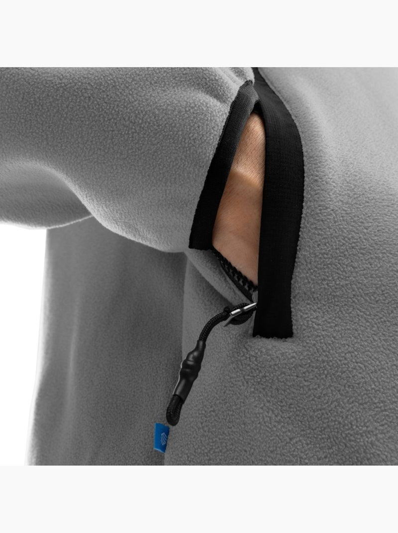 Polar grueso con botones hombre esquí y nieve hombre koli Blanco Gris - Kiabi