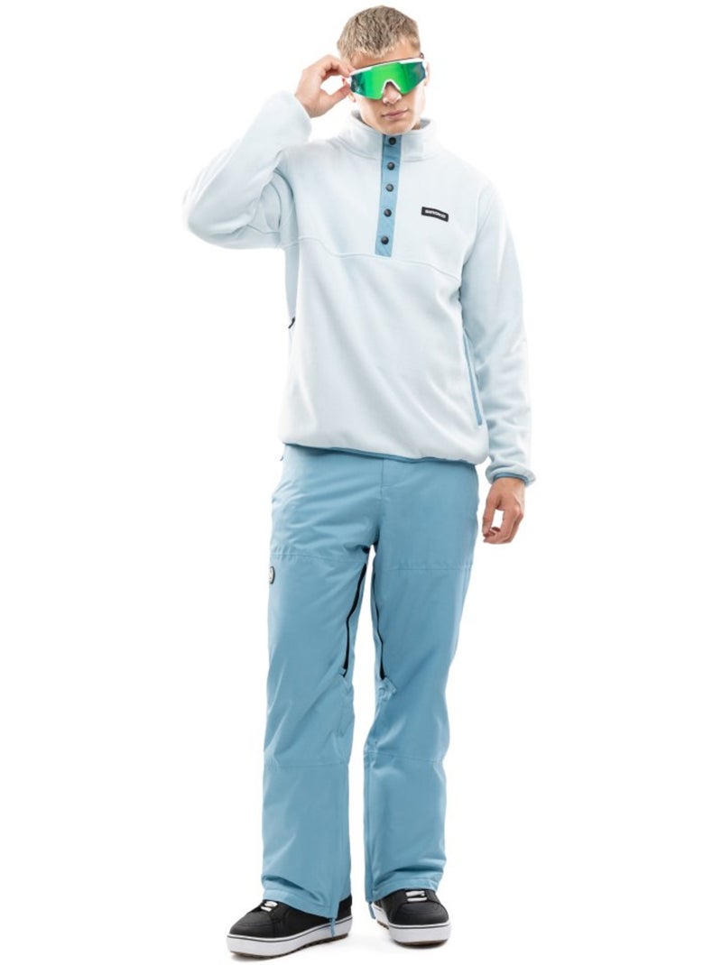 Polar grueso con botones hombre esquí y nieve hombre nagano Azul - Kiabi