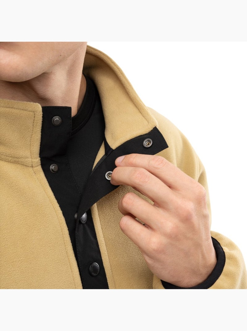 Polar grueso con botones hombre esquí y nieve hombre yari Beige - Kiabi