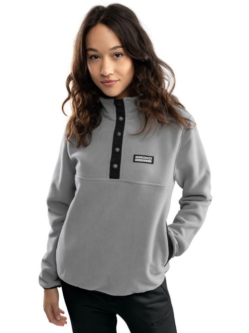 Polar grueso con botones mujer esquí y nieve mujer koli-w - Kiabi Polar grueso con botones mujer esquí y nieve mujer koli-w - Kiabi