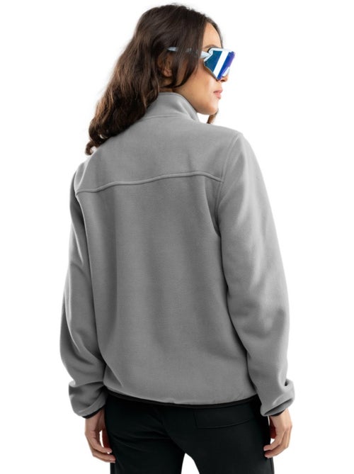 Polar grueso con botones mujer esquí y nieve mujer koli-w - Kiabi Polar grueso con botones mujer esquí y nieve mujer koli-w - Kiabi