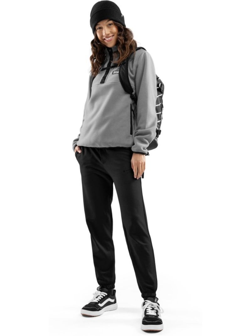 Polar grueso con botones mujer esquí y nieve mujer koli-w Blanco Gris - Kiabi