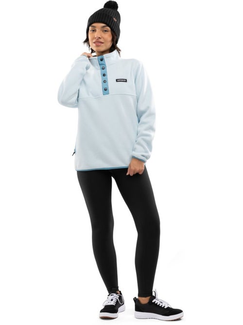 Polar grueso con botones mujer esquí y nieve mujer nagano-w - Kiabi Polar grueso con botones mujer esquí y nieve mujer nagano-w - Kiabi