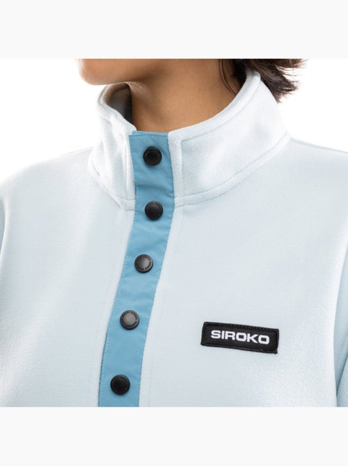 Polar grueso con botones mujer esquí y nieve mujer nagano-w - Kiabi Polar grueso con botones mujer esquí y nieve mujer nagano-w - Kiabi