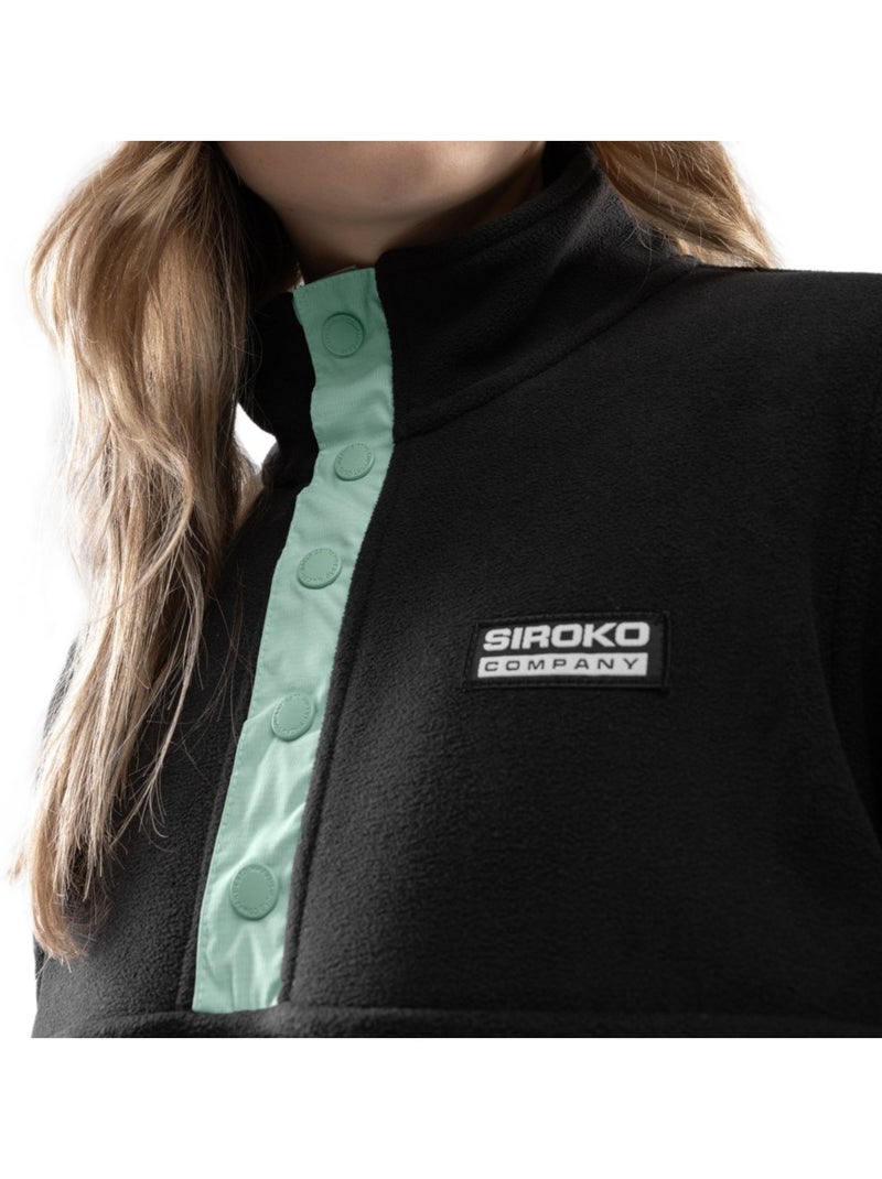 Polar grueso con botones mujer esquí y nieve mujer stowe-w Negro - Kiabi