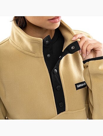 Polar grueso con botones mujer esquí y nieve mujer yari-w