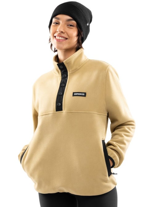 Polar grueso con botones mujer esquí y nieve mujer yari-w - Kiabi Polar grueso con botones mujer esquí y nieve mujer yari-w - Kiabi