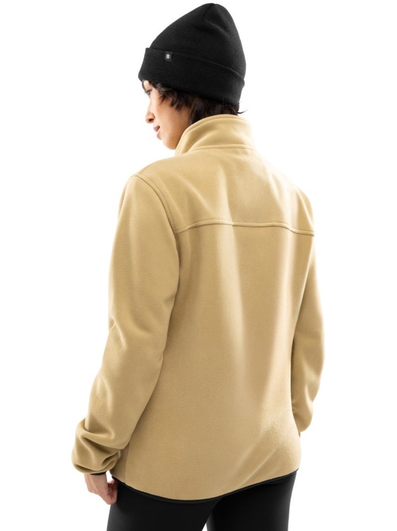 Polar grueso con botones mujer esquí y nieve mujer yari-w Beige - Kiabi