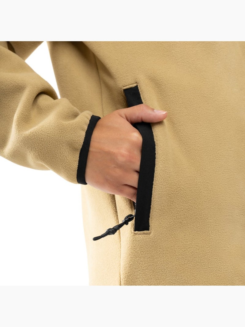 Polar grueso con botones mujer esquí y nieve mujer yari-w Beige - Kiabi