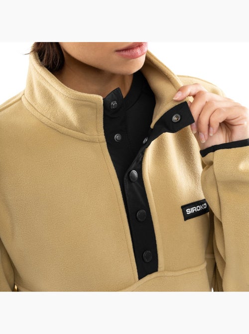 Polar grueso con botones mujer esquí y nieve mujer yari-w - Kiabi Polar grueso con botones mujer esquí y nieve mujer yari-w - Kiabi
