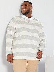 Rebajas polos manga larga - Tallas grandes hombre | talla 3xl | Kiabi