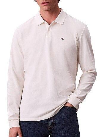Polo Calvin Klein de Manga Larga para Hombre