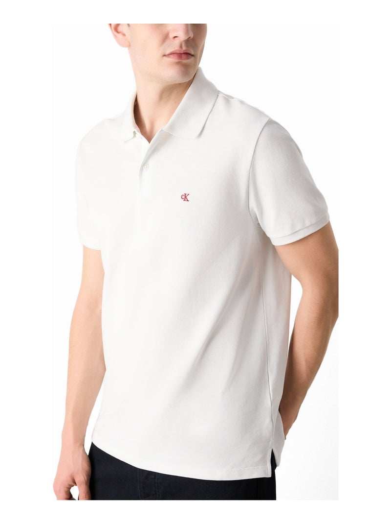 Polo Calvin Klein Jeans de Hombre Blanco - Kiabi