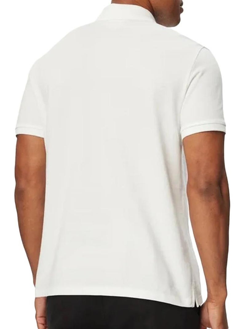 Polo calvin klein jeans de hombre con monogram piqué Blanco - Kiabi