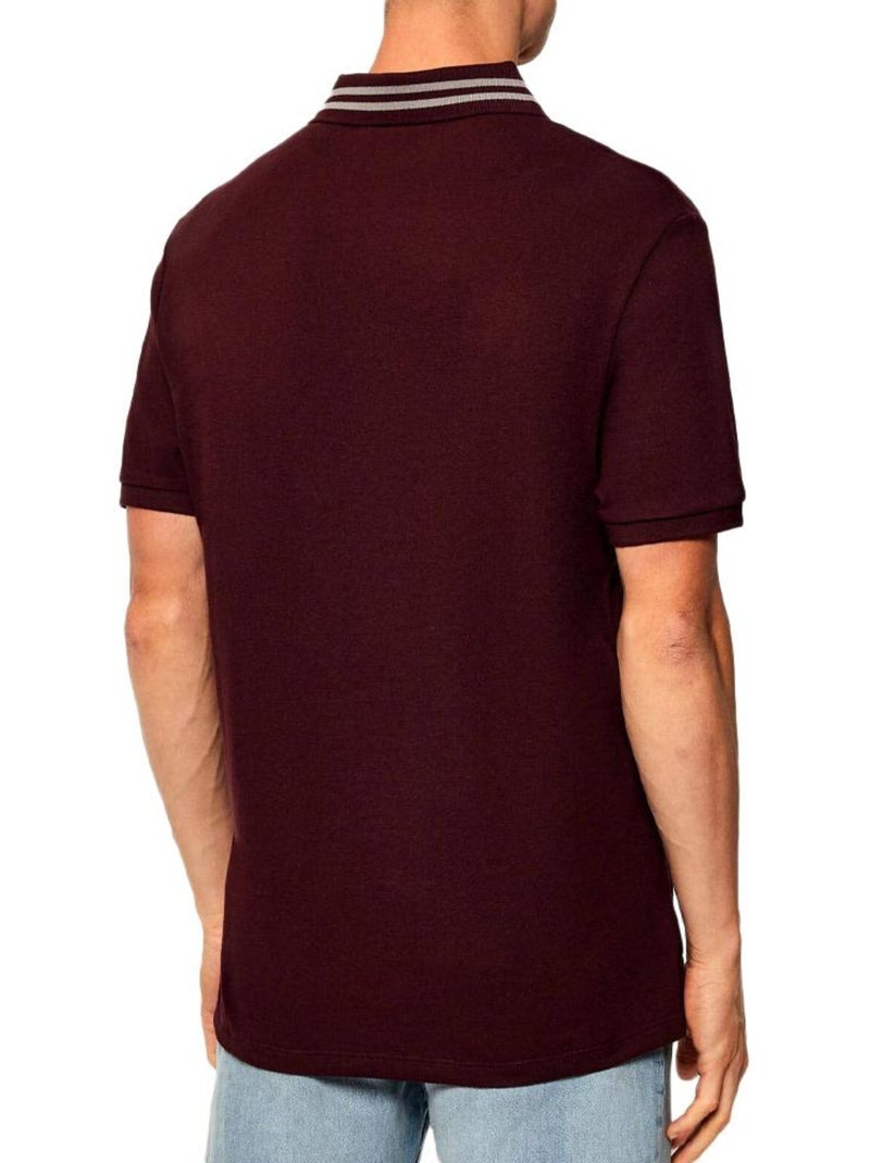 Polo Calvin Klein Jeans de para Hombre Marrón capuchino - Kiabi