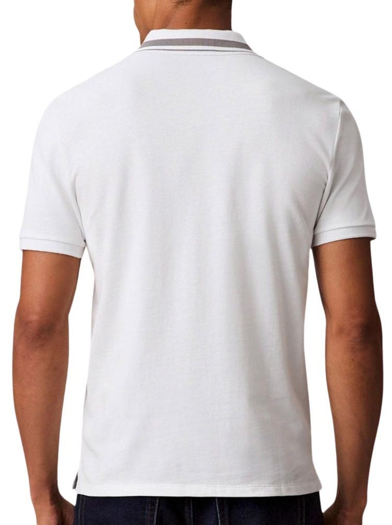Polo Calvin Klein Jeans de Piqué para Hombre Blanco - Kiabi