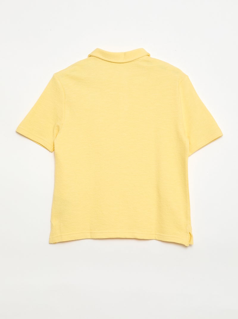 Polo camiseta Amarillo - Kiabi