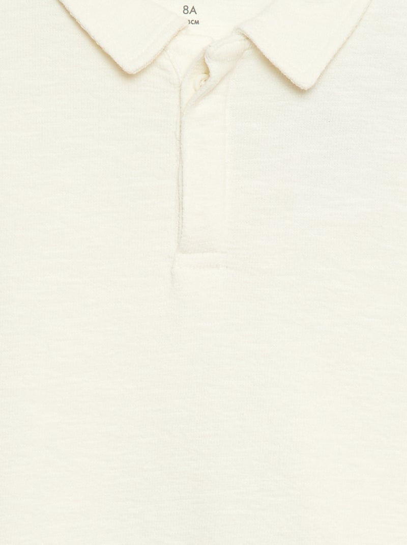 Polo camiseta Blanco - Kiabi