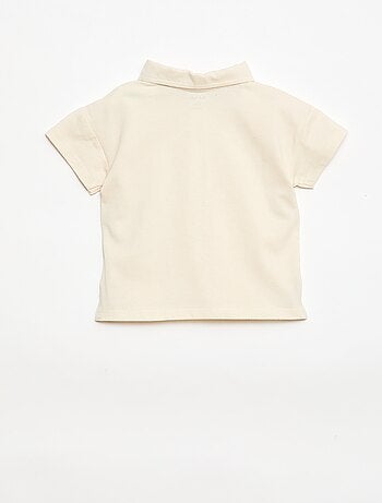 Polo camiseta con estampado