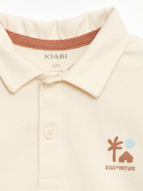 Polo camiseta con estampado - Kiabi