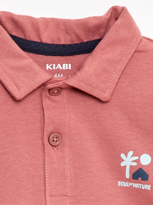 Polo camiseta con estampado - Kiabi
