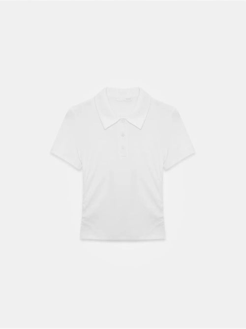 Polo camiseta cropped de mujer de corte slim dilvin - Kiabi