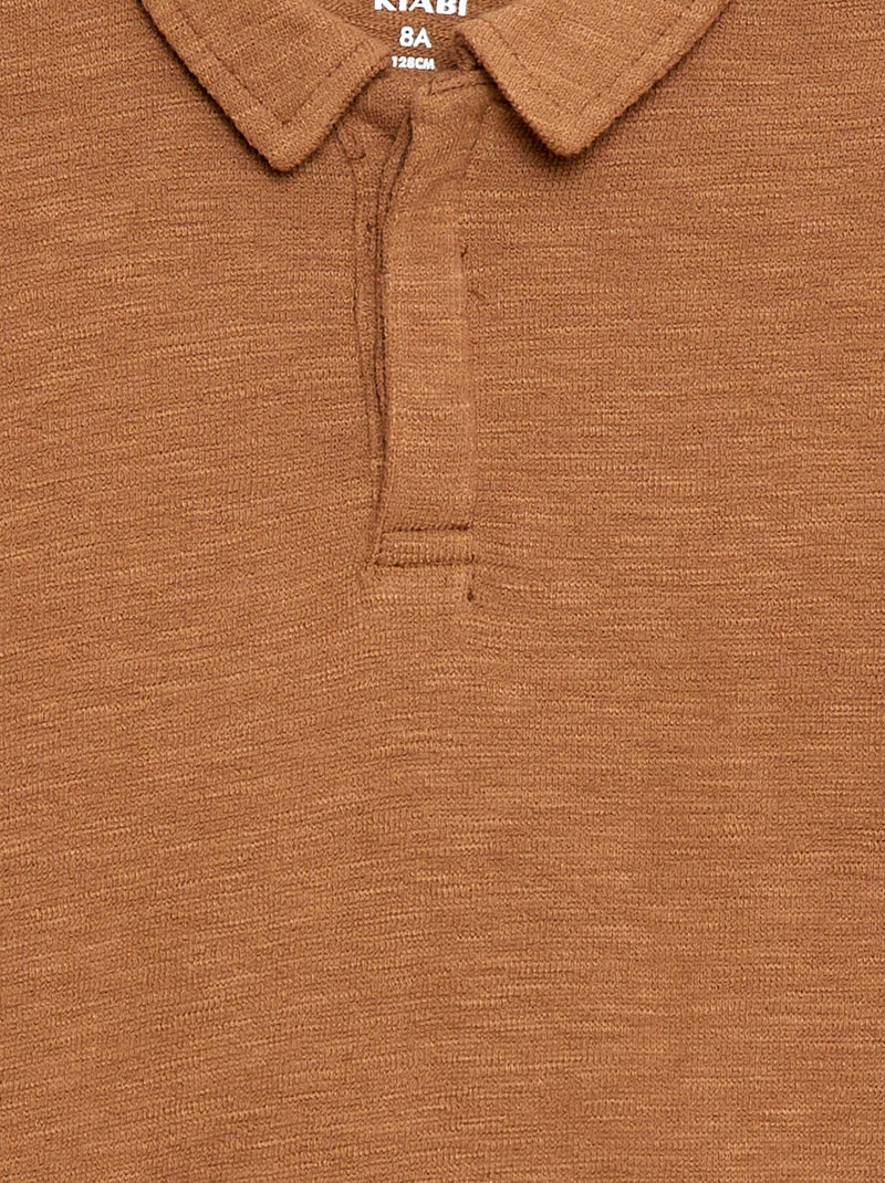 Polo camiseta Marrón claro - Kiabi