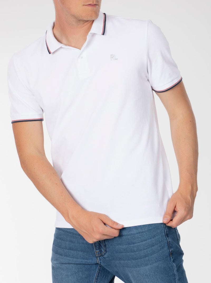 Polo clásico algodón piqué ASH 'Rica Lewis' Blanco - Kiabi