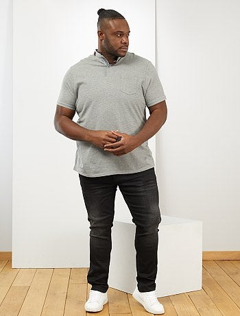 polos manga larga hombre kiabi