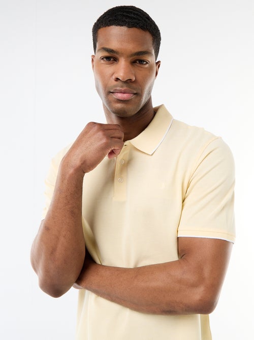 Polo con bordado en el pecho - Kiabi