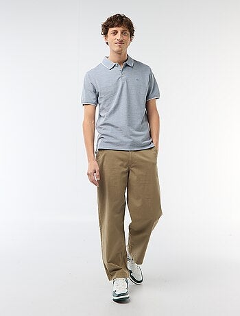 Polo con bordado en el pecho