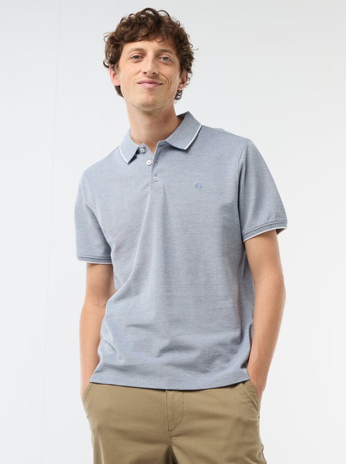 Polo con bordado en el pecho - Kiabi