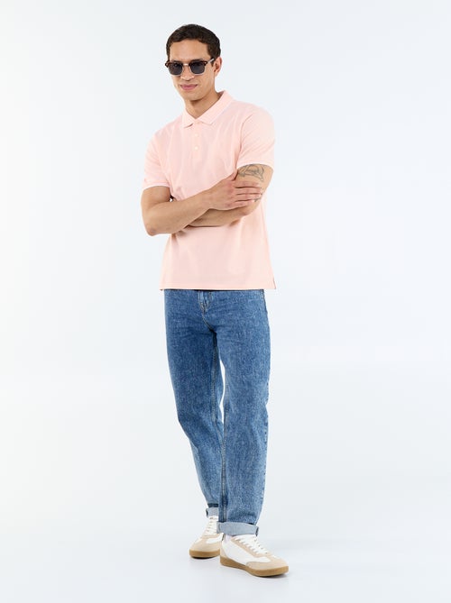 Polo con bordado en el pecho - Kiabi