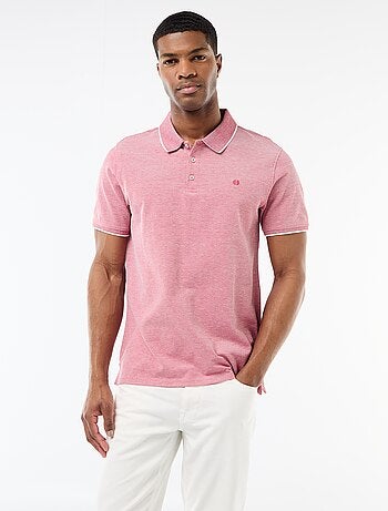 Polo con bordado en el pecho