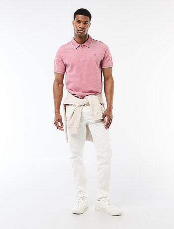 Polo con bordado en el pecho