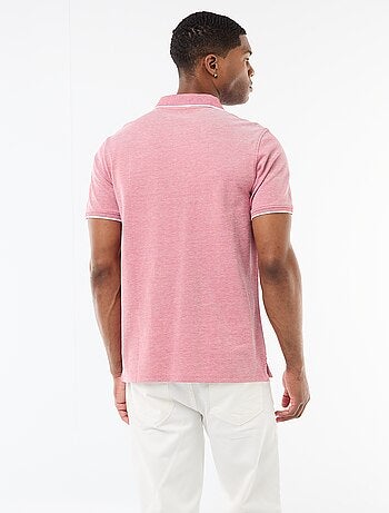 Polo con bordado en el pecho