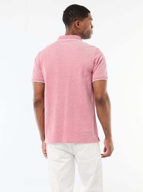 Polo con bordado en el pecho - Kiabi