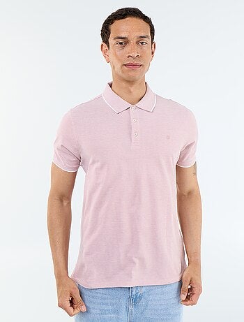Polo con bordado en el pecho