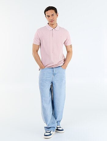 Polo con bordado en el pecho