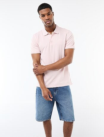 Polo con bordado en el pecho