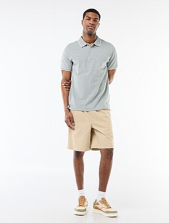 Polo con bordado en el pecho