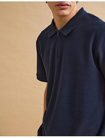Polo con cremallera, MO Fashion