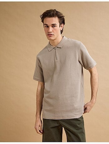 Polo con cremallera, MO Fashion