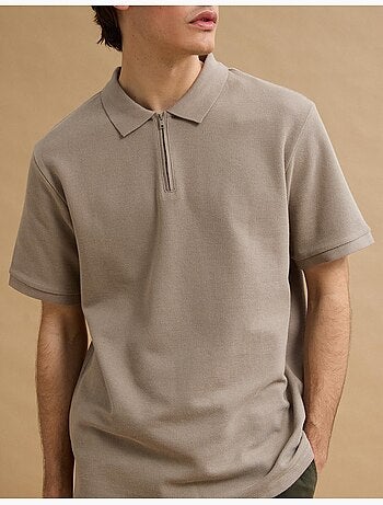 Polo con cremallera, MO Fashion
