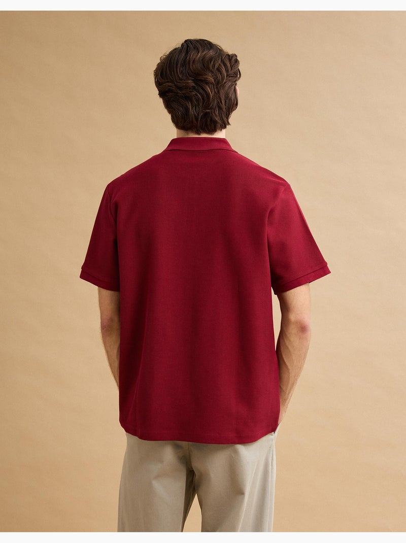 Polo con cremallera, MO Fashion Rojo - Kiabi