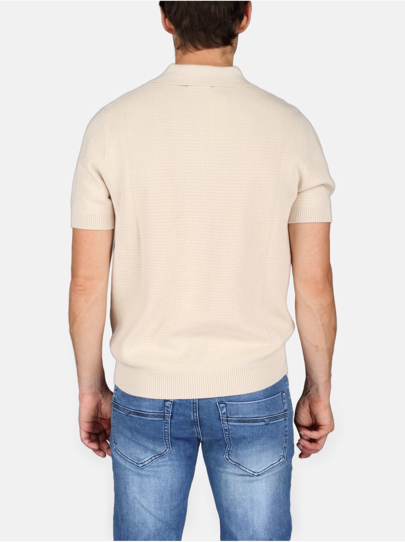 Polo con cuello abotonado - Kenzarro Blanco - Kiabi
